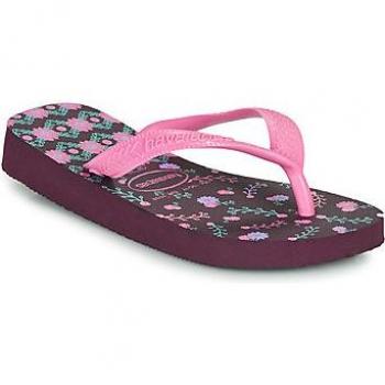 Havaianas Flip Flop Kids Flore Aubergine