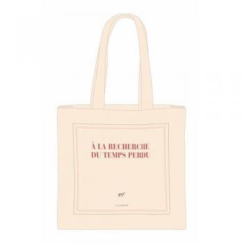 Pochette en tissu « À la Recherche du Temps Perdu » – Rouge, Taille U