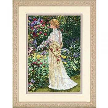 Gold Field Floral Counted Stitches