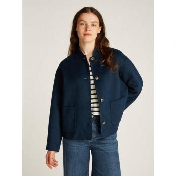 Tommy Hilfiger Marine Bomberjacke mit Stehkragen