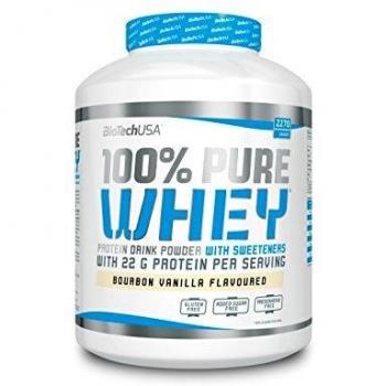 Biotech USA 100 % Molkeprotein Karamell‑Cappuccino 2270 g