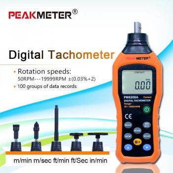 HYELEC MS6208A RPM Digital Tachometer