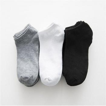 Calcetines de algodón transpirables para hombre, 10 pares, cortos, verano