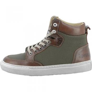 Helstons Kobe Sneakers de Moto Verte Marron 46