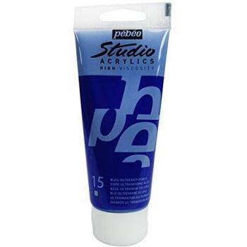 Studio Acrylics Pebeo Ultramarinblau, 100 ml – Satiniert