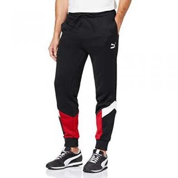 Puma Iconic MCS Track Cuff Pantalon Homme Puma Black-Red Combo FR : M
