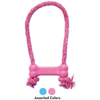 Cuchuflo Kong: Hueso Juguetón con Ropa de Correa XS