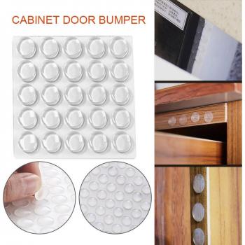 118pcs Transparent Silicone Bumpers for Glass and Furniture