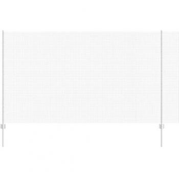 VidaXL U‑Post Zaun – 10 m, Metallstahl, Silberfarben
