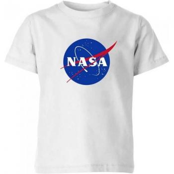 T-shirt en coton blanc pour garçons avec logo NASA 9-11 ans