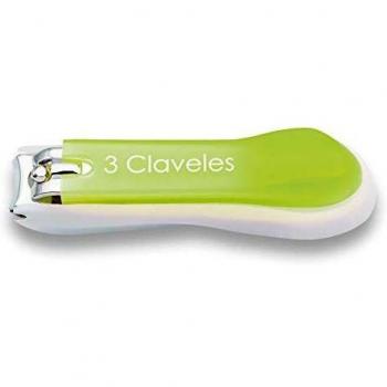 Claveles 3‑er Nagelkürzer-Set 8 cm, grün