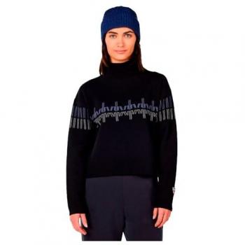 XS Women’s Rossignol Patterned TN Black Sweater