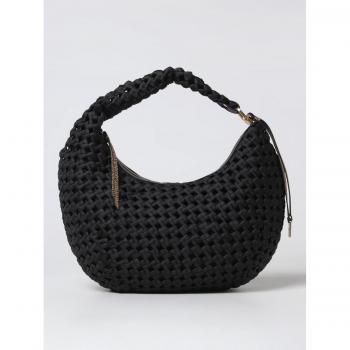 Oversized Black Shoulder Satchel – Borbonese for Women