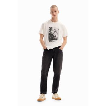 Pantaloni Uomo Desigual 38 Nero Cotone