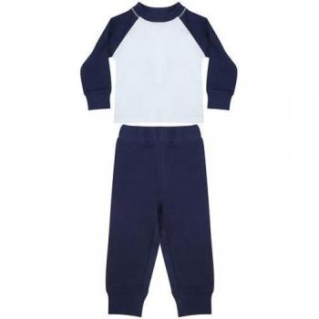 Conjunto Pijama Larkwood Azul Gris Bebé 12-18 M
