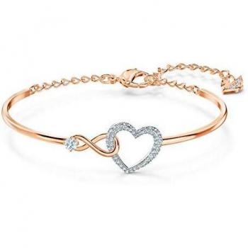 Collar Infinito con Corazón Swarovski 5518869