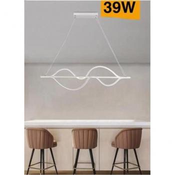 Lustre Pendentif LED 39W Lumières Ondulées