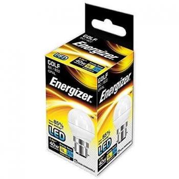 Energizer LED BC (B22) Opal Golf Non-Dimmable Bulb