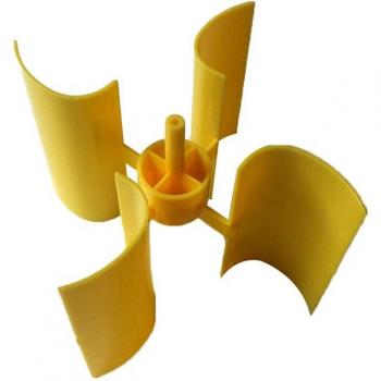 Generador de viento miniatura con hélices