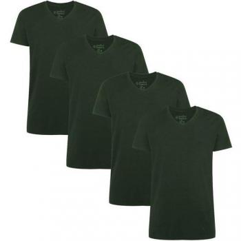 Camisetas Simples VELO, Paquete de 4, Cuello en V