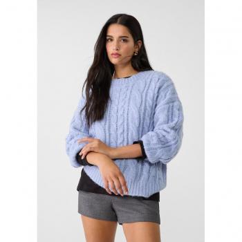 Sky Blue Stradivarius Woven Jumper