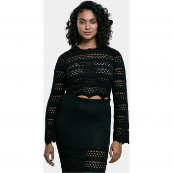 Sweat-shirt Court Tricoté