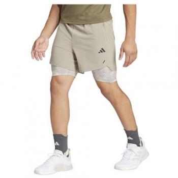Adidas Woven Power 2in1 Shorts beige Herren