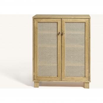 Zapatero de Mimbre Natural 120 cm – Modelo Hannun/Haydé