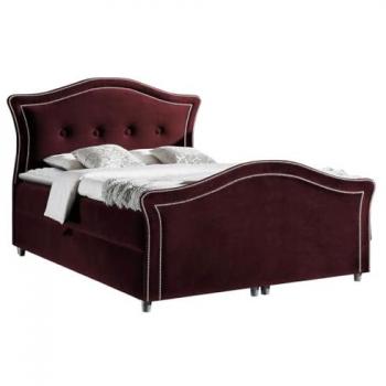 MIRJAN24 Boxspringbett Bedran Lux mit zwei Bettkästen und Matratzen-Topper
