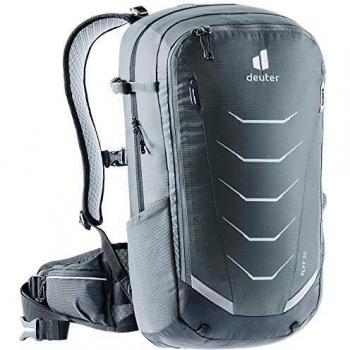 Zaino da ciclismo Deuter Flyt 20 con paraschiena, grigio e nero