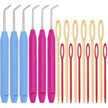 Nonvor Random Color Knitting Loom Hook Set