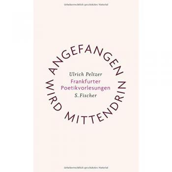 Angefangen wird mittendrin: Frankfurter Poetikvorlesungen