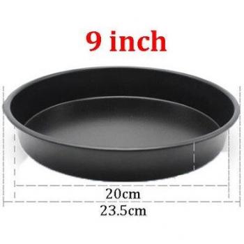 Taille de Pizza Plateforme 10 pouces – Plaque à Pizza Profonde, Acier Carbone – Modèle ZXH
