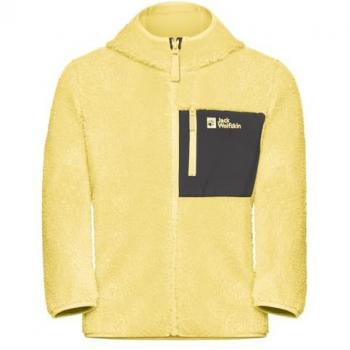 Jack Wolfskin Barns Huva Jacka Ice Curl Citronis