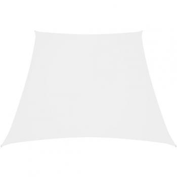 Sombrilla de lona Oxford Trapeze 2/4x3 m Blanco