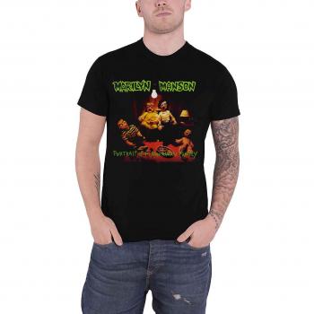 T-shirt Noir Marilyn Manson Famille Américaine S