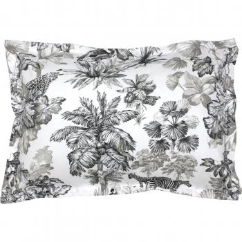 Taille‑Oreiller Satinée de Coton Savane