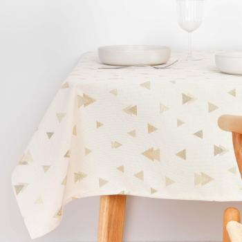 Mantel de tela jacquard navideño 240 x 155 cm