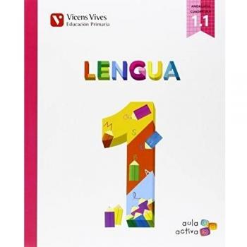 Lengua 1 (1.1 Cuadricula-1.2-1.3) Aula Activa Andalucia (Tapa blanda).