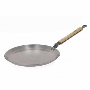Friture à crêpes De Buyer 26 cm, Acier Minéral Argent