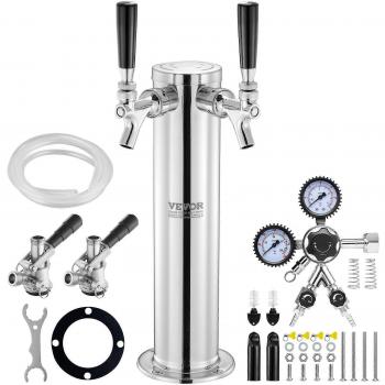 Kit de Bière à Domicile 2 Robinets en Acier Inoxydable