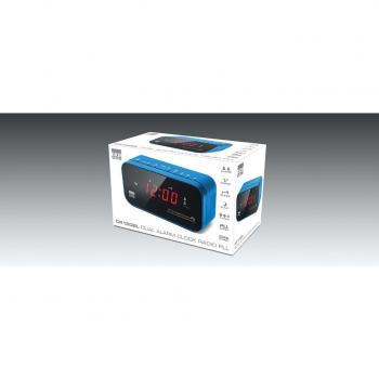 Radio/Radio‑réveil New One CR120 Bleu – Double Alarme, 20 Station FM et Écran LED 0,6’’