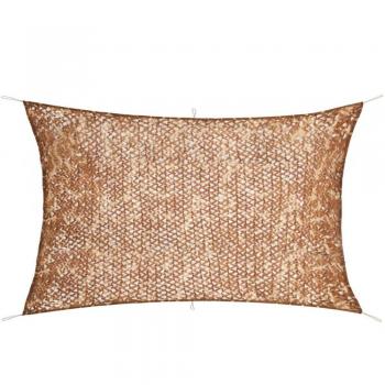 Beige Tarnnetz 2x8 m mit praktischer Aufbewahrungstasche