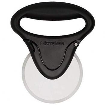 Microplane Pizza Cutter Wheel, Stainless Steel, Red