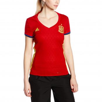 Adidas Damen-UEFA-Euro-2016-Spain-Heim-Replica-Trikot – Größe S – SKU AA0851 (Scarle/Byello)
