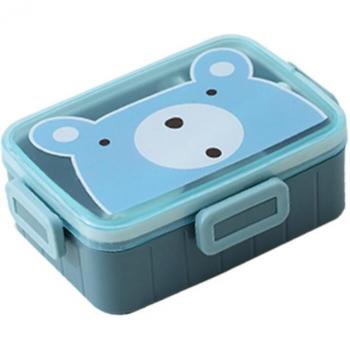 Portable Bear Bento Box with Spoon