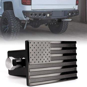 2 Inch Receiver American Flag Hitch Cover