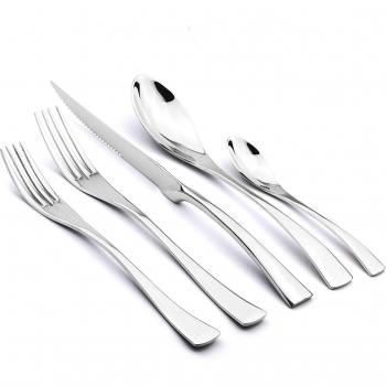 Set de couverts 5 pièces en acier inoxydable