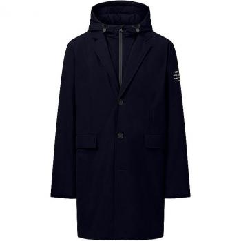 ECOALF Outlets 2024: Abrigo Hombre con Capucha y Zipper Dual