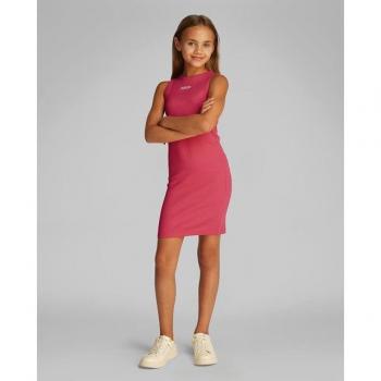 Top robe à taille basse Calvin Klein, rose vif, coupe courte